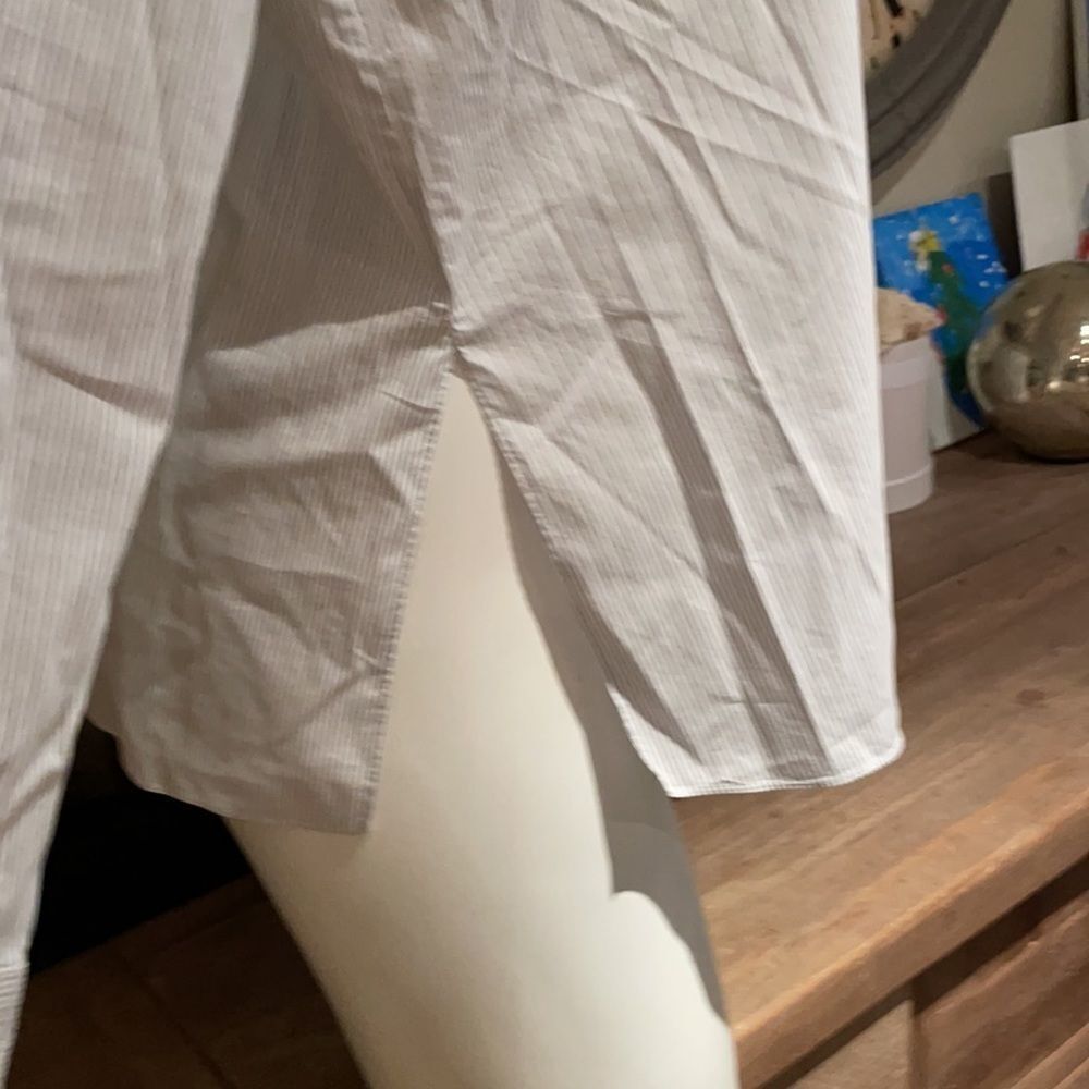 Dorothee Schumacher XL striped blouse with tie up neck - Picture 3 of 11